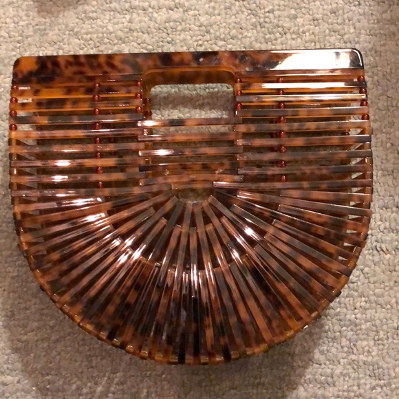 Handbags - Acrylic Tortoise Bag